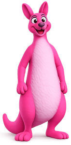 Ozzie the skipbag kangaroo