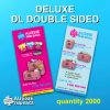 Deluxe Double-Sided DL Leaflet Qty 2000