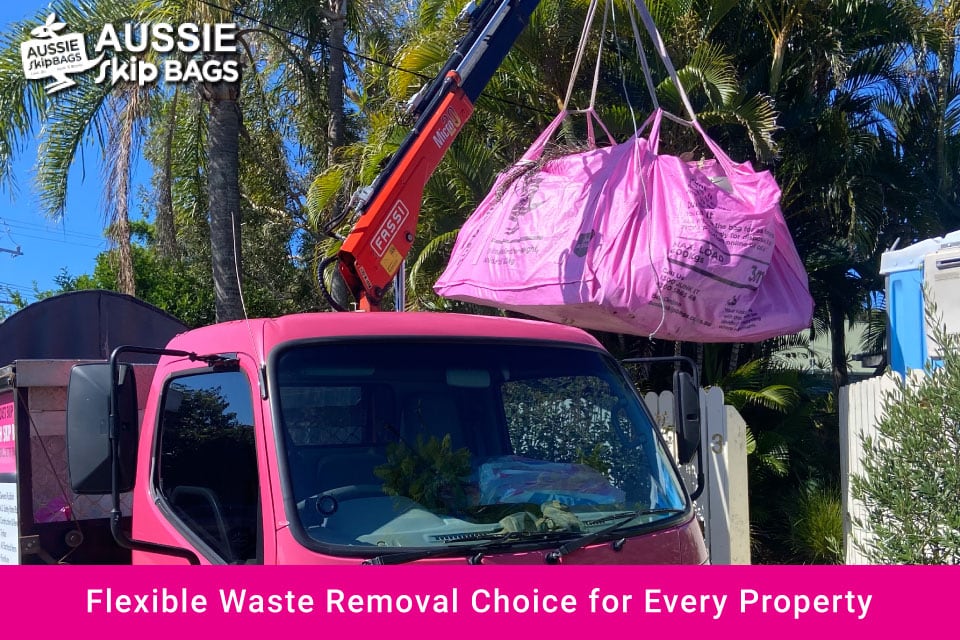 Skip Bags Newcastle image of our truck collecting a bag