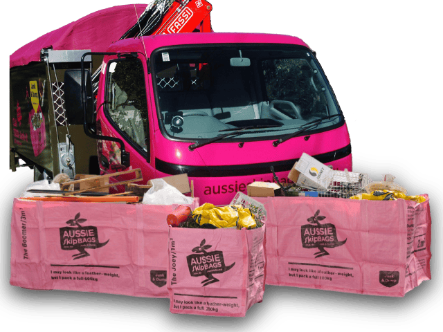Aussie Skip Bags Mackay image of our truck and bags